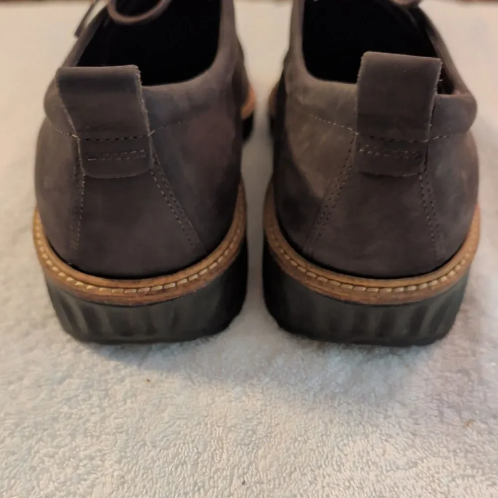 Ecco Mens Shoes ST.1 Suede Hybrid Size 12/12.5 Dark Brown Suede